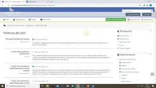 Seguridad y Políticas de seguridad en Moodle