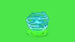 FREE 3D vortex effect (green screen)