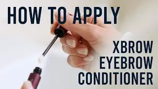 This is how you apply Xbrow Eyebrow Serum