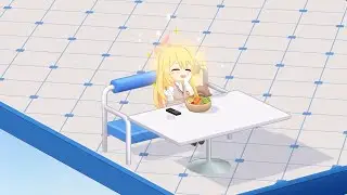 [Blue Archive] ~Shokuhou Misaki~ Cafe Furniture Interaction