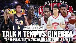 TNT VS GINEBRA FINALS GAME 1 TOP 10 PLAYZ/BEST MOVEZ OF THE GAME #viralvideo #pbaupdates #highlights