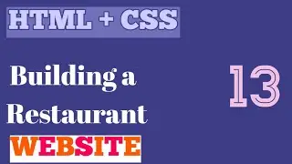 Building a Restaurant Website -13- Creating the form group and working with image - part 3