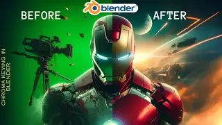 First Step to Advance VFX in blender - Chroma Keying
