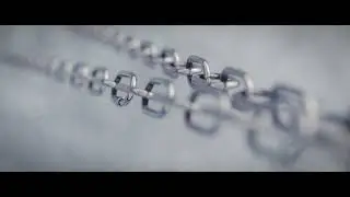 Hanging chain in the sky - with blender
