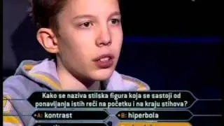 MILIONER-KLINAC OTVORIO MILIONSKO PITANJE pt.2