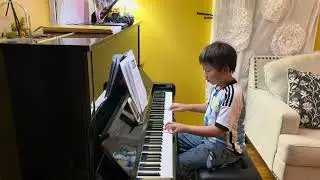 Ballade from John Thompson’s modern course for the piano the third grade book