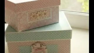 Scrapbooking// Making a box/cardboard