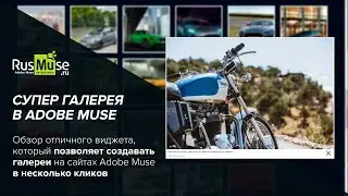 «Супер галерея в Adobe Muse» - Полезные виджеты для Adobe Muse