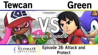 Tewcan (Inkling) vs. TFTI | Green (Sonic, Mii) - TUA: Episode 28 Attack and Protect Winners Round 3