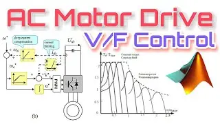 Variable frequency control ( V/F) of Induction Motor Drive | MATLAB Simulation