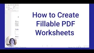 How to Create Fillable PDF Worksheets for Online Courses (and More)