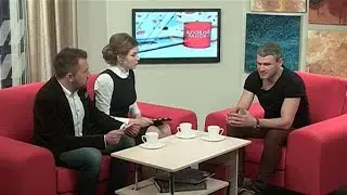 Митя Дробот (телеведущий) - интервью с Арсеном Мирзояном в программе "Деловое Утро"