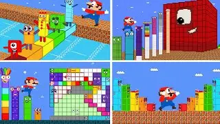 Funniest Mario, Build 1-1000 Numberblocks level up | videos ALL EPISODES (Season 8) | Game Animation