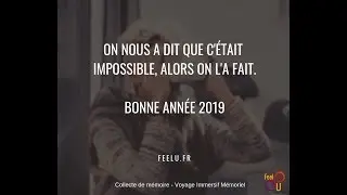 Voeux 2019 - Retour sur 2018