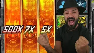 SLAYERS INC CRAZY 500X MULTIPLIER MAX WIN! | ROSHTEIN SLAYERS INC MAX WIN | HACKSAW GAMING |