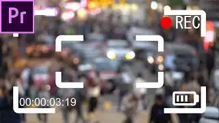 Jak zrobić wizjer kamery - Rec Screen - Premiere Pro