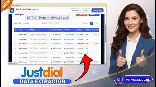 Justdial whatsApp number scraper | single click just dial data extractor software just dial