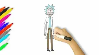 How to Draw Rick Sanchez | Rick and Morty