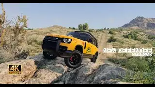 Realistic offroading | New Defender | Pacific Island 4x4 sand and crawling