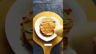 Simple Breakfast Recipe at Home |  Vegetable Pancake |  Mystery Flavor #shorts