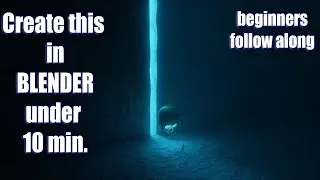 Create a quick scene in BLENDER - Beginners follow along