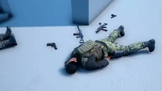 Dramatic ragdoll physics #12 － Warbox