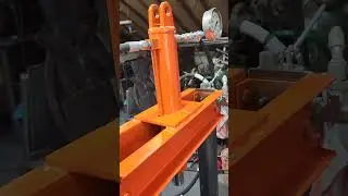 home made press broaching a keyway