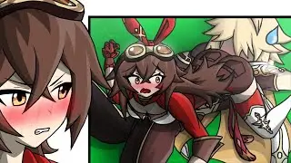 Traveler Meets Amber! (Genshin Impact Fan Comic)