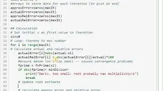 Newton's Method with Python