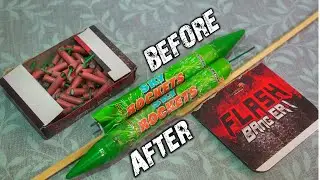 UPGRADE TO SMALL ROCKET USE  FIRECRACKERS