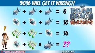 Boom Beach Brain Teaser - Visual Puzzle with Answer