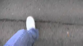 Идущие ноги Вид сверху