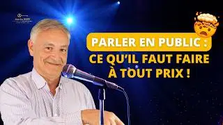 Avant de prendre la parole en public, suivez ce bon conseil
