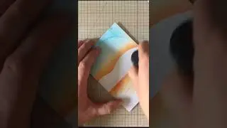 How to Create a Sunrise Scene #diy #cardmakinghacks
