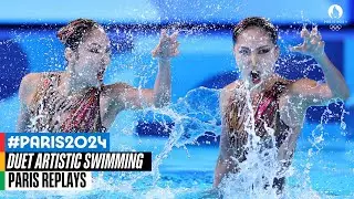 Women's Duet Free Routine Final | Artistic Swimming 🤸💦  FULL REPLAY | Paris Replays