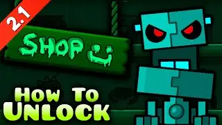 UNLOCK THE HIDDEN SHOP FROM GEOMETRY DASH 2.1