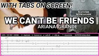 we can't be friends fingerstyle tabs - abz collado | ariana grande