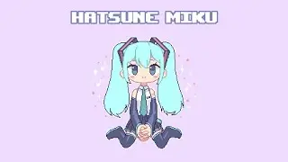 HATSUNE MIKU SPEEDPAINT  PIXELART