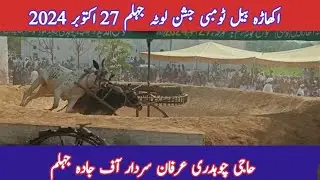 Haji Chaudhry Irfan Sirdar of jada Jhelum | Akhara Bail Tombi Lota Jhelum 27th October 2024