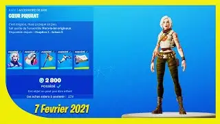 BOUTIQUE FORTNITE du 7 Fevrier 2021 ! ITEM SHOP February 7 2021 !