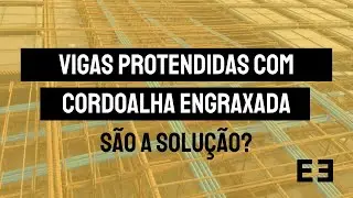 VIGAS PROTENDIDAS COM CORDOALHA ENGRAXADA #shorts