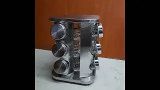 A6612 Spice carousel 12 jar rotating