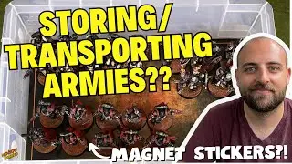 Best way to store and transport your models for Warhammer + other table top games! Updated version!