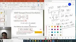 EMM352 Lecture 4: SDOF Forced Damped Vibration