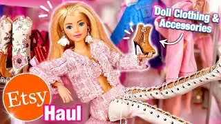 Barbie ETSY Shop Haul! Realistic Doll Clothes & Accessories Review (DollsyDoll)