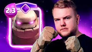 2.3 ELIXIR! FASTEST GOLEM CYCLE DECK IN CLASH ROYALE!