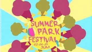 Making of the 'Summer Park Festival sticker'