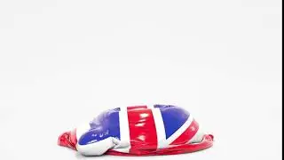 Deflating Inflatable Piggy Bank with Flag of the UK | Motion Graphics - Envato elements