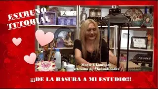 De la basura a mi estudio, a reciclar!!!!Maravillosa transformación