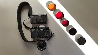 Full spectrum vs stock camera B+W filters comparison for false colors infrared pictures